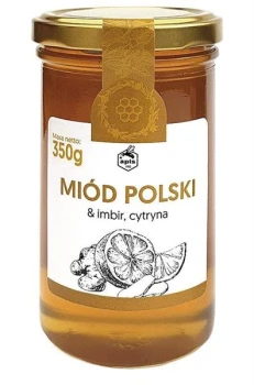 Apis Miód Polski imbir i cytryna 350 g
