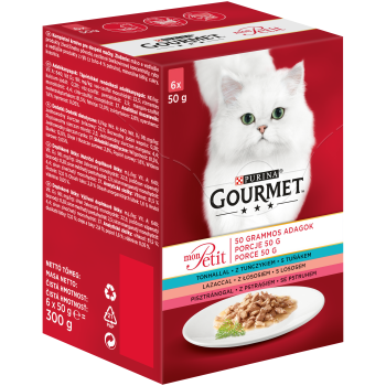 Gourmet Mon Petit Pełnoporcjowa karma dla dorosłych kotów 300 g (6 x 50 g)