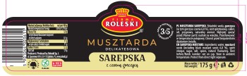 Roleski Delikatesowa Musztarda sarepska 175 g