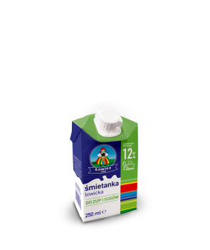Łowicz Śmietanka łowicka UHT 12% 250 ml