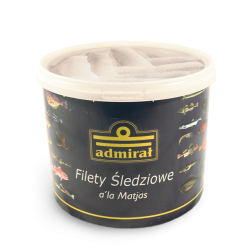 Admirał Filet Śledź Matjas wiaderko 4 kg