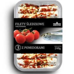 Filety śledziowe z pomidorami Admirał 240g