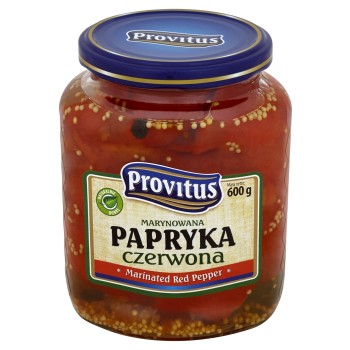 Provitus Marynowana papryka czerwona 600 g