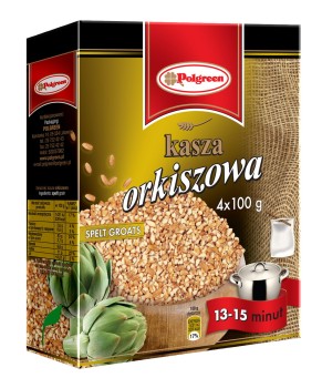 Polgreen Kasza Orkiszowa 4x100 g