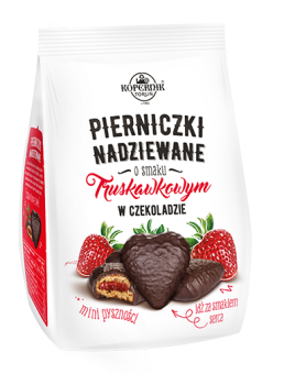 Kopernik Pierniki W Czekoladzie O Smaku Truskawkowym 150 g