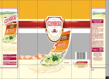 Czanieckie Makaron czaniecki nitka walcowana 250 g