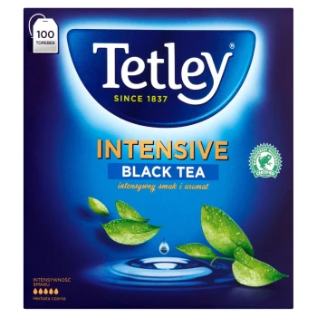 Tetley Intensive Black Herbata czarna 200 g (100 torebek)