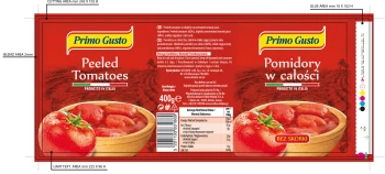 Melissa Primo Gusto Tomatera Pomidory bez skórki całe w puszce 400 g