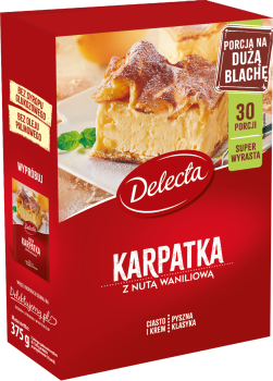D.CIASTO 375g KARPATKA Z NUTĄ WANILIOWĄ
