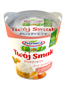 Piątnica Twój Smak puszysty z łososiem 150 g