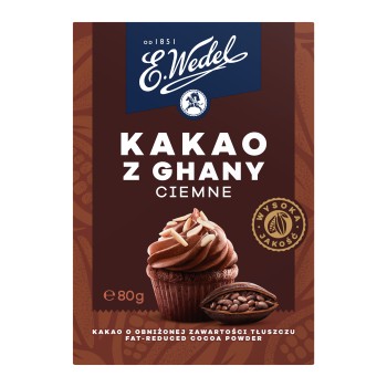 E. Wedel Kakao ekstraciemne z Ghany 80 g