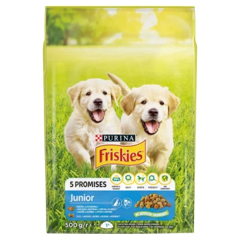 Friskies Vitafit Junior z kurcz. dodatkiem mleka i warzyw 500 g