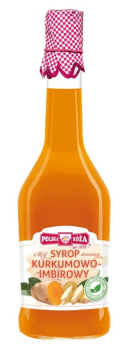 Polska Róża Syrop kurkumowo-imbirowy 500 ml