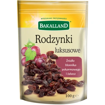 Bakalland Rodzynki luksusowe 100 g