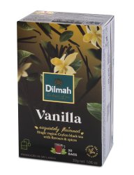 Dilmah Cejlońska czarna herbata z aromatem wanilii 30 g (20 torebek)
