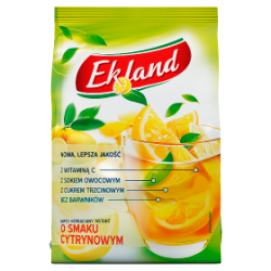 Ekland Napój herbaciany instant o smaku cytrynowym 300 g