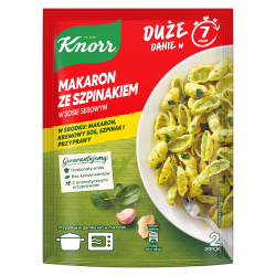 Knorr Makaron ze szpinakiem w sosie serowym 160 g