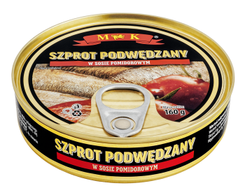 MK Szprot Winter wędzony w sosie pomidorowym 160 g