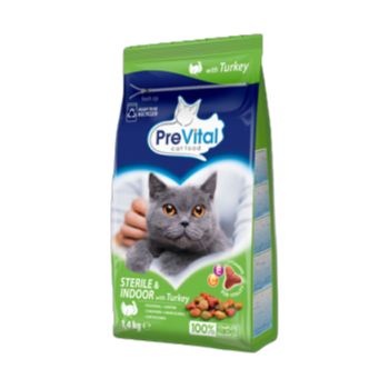 Prevital Sucha Karma Dla Kota Sterile Indyk 1,4Kg