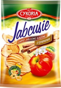 Cykoria Jabcusie Chipsy jabłkowe z cynamonem 40 g