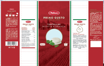 Melissa Primo Gusto Tortellini z serem ricotta i szpinakiem 250 g