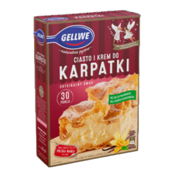 Gellwe Ciasto i krem do karpatki 340 g