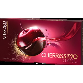 Mieszko Cherrissimo Classic Praliny wiśnia w alkoholu 142 g