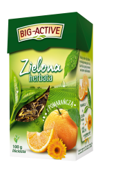 Big-Active Herbata zielona z pomarańczą 100 g