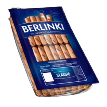Morliny Berlinki Classic parówki 2,5 kg