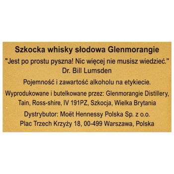 ' Glenmorangie Malt 43% 18Y 0,7 l