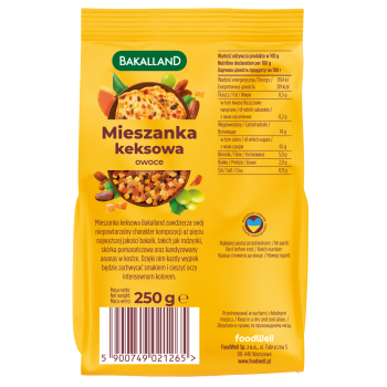 Bakalland mieszanka keksowa 250 g