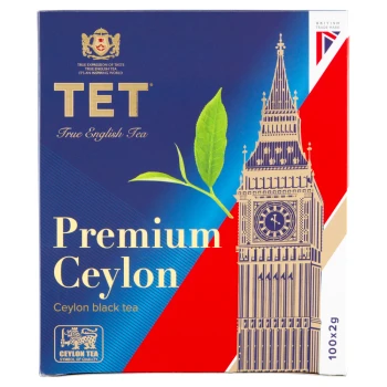 TET Premium Ceylon Herbata czarna 200 g (100 x 2 g)