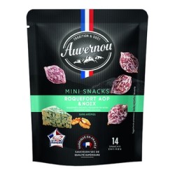 Mini Snack Z Serem Roquefort I Orzechem Włoskim 75G Auvernou