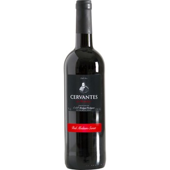 'Wino Cervantes de Alcardete Czerwone Półsłodkie C.PS. 750 ml