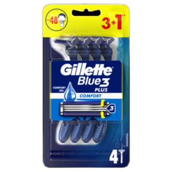 Gillette Blue3 Plus Comfort maszynki jednorazowe dla mężczyzn 4 szt.