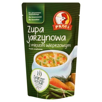 Profi.450g ZUPA JARZYNOWA  Z MIĘSEM WIEPRZ.