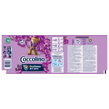 Coccolino płyn do płukania Purple Orchid &amp; Blueberries 1,6 l