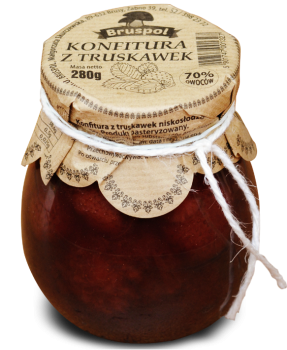 Bruspol Konfitura z truskawek 280 g