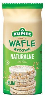 Kupiec Slim Wafle ryżowe naturalne 90 g (18 sztuk)