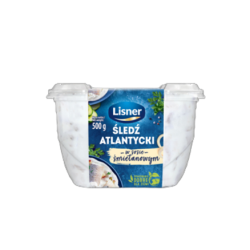Lisner dla rodziny Filety śledziowe krojone w sosie śmietanowym 500 g