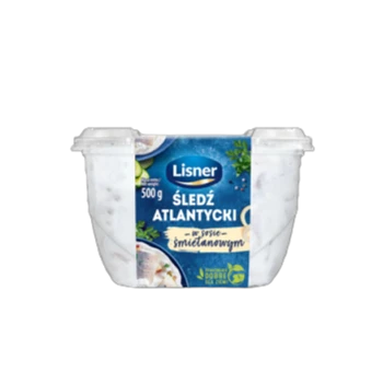 Lisner dla rodziny Filety śledziowe krojone w sosie śmietanowym 500 g