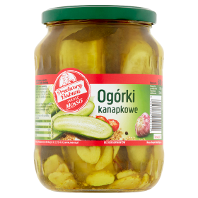 Przetwory Babuni Ogórki kanapkowe 680 g