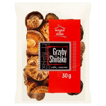 House of Asia Grzyby Shiitake całe 30 g