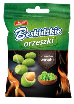 Beskidzkie Orzeszki o smaku wasabi 70 g