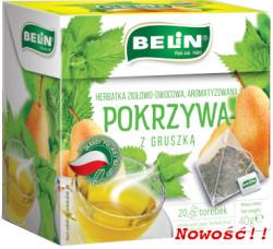 Belin Pokrzywa z gruszką – herbatka ziołowo-owocowa 20x2 g