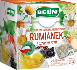 Belin Rumianek z czarnym bzem – herbatka ziołowo-owocowa 20x2 g