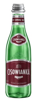 Cisowianka Woda mineralna silnie gazowana niskosodowa 0,3 l
