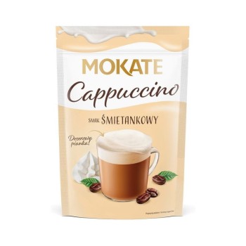 Mokate Caffetteria Cappuccino o smaku śmietankowym 110 g