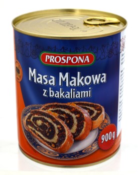 Prospona Masa makowa z bakaliami 900 g