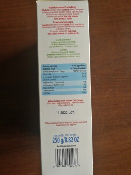 Bartolini Kids Makaron okrąglaki ze zdrowej paki 250 g